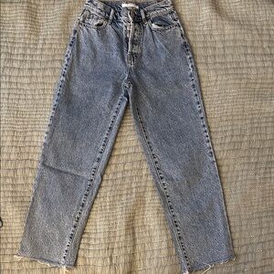 Pacsun High-Waist Straight Light Wash Women’s Jeans Size 24